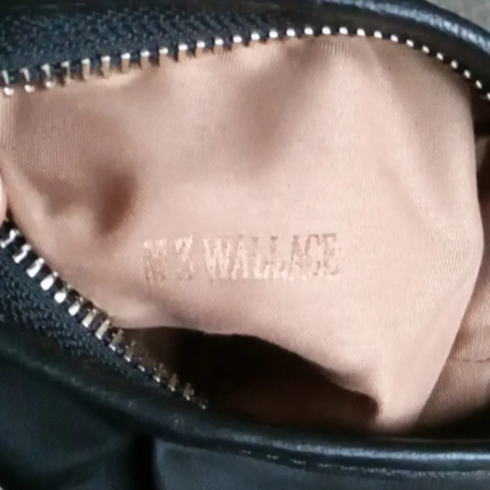 MZ Wallace Black Nylon Zip Pouch